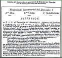 Filiacion al ejercito principe de Asturias firmado por Villar y Villate